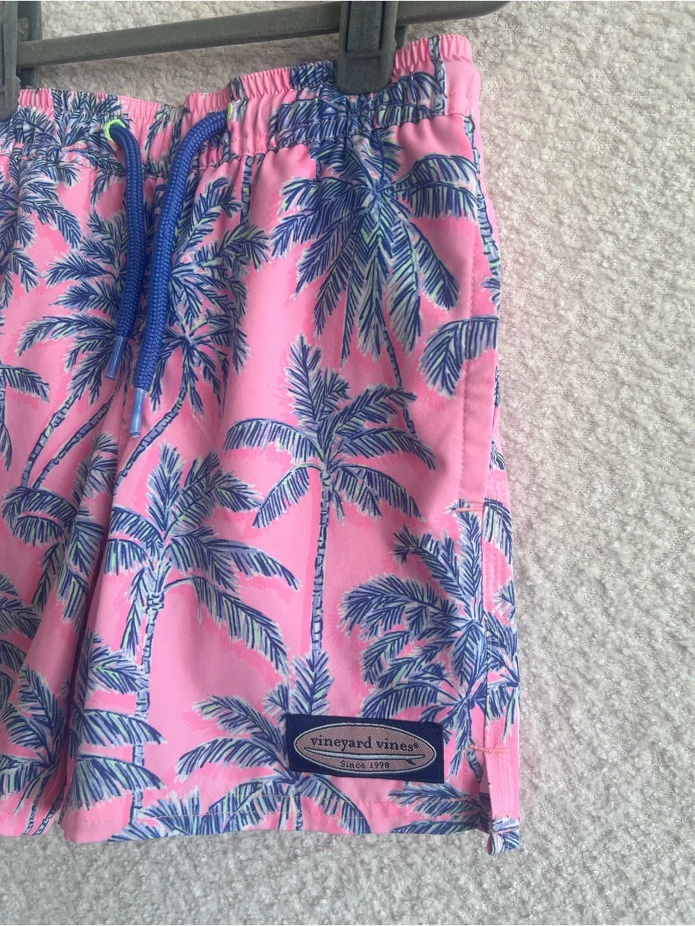 Vineyard Vines Kids‎ Swim Trunks Bathing Suit Palm Trees Size 5